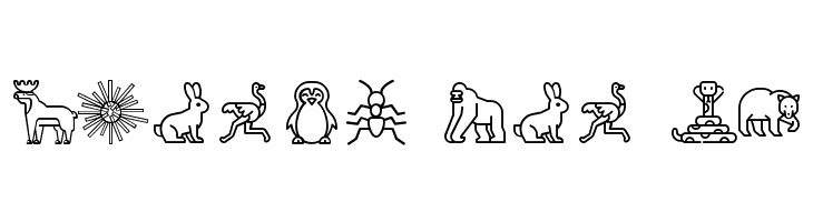 PhonicsAnimals2  Free Fonts Download