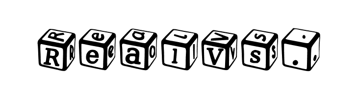 Solid Dice Regular  Free Fonts Download