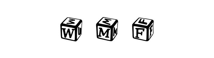 Solid Dice Regular  Free Fonts Download