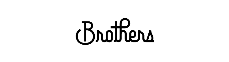 Brotherline  Free Fonts Download