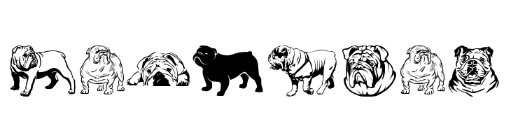 English Bulldog  Free Fonts Download