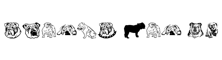 English Bulldog  Free Fonts Download