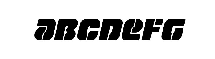 Space Cruiser Italic  Free Fonts Download