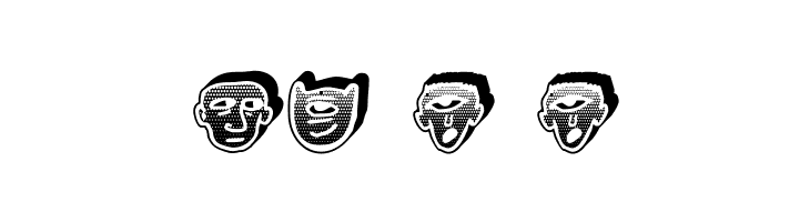 Negative Heads Regular  Free Fonts Download