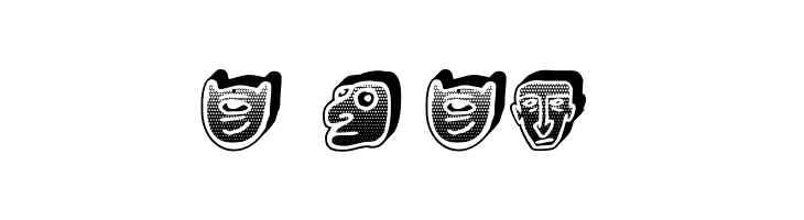 Negative Heads Regular  Free Fonts Download