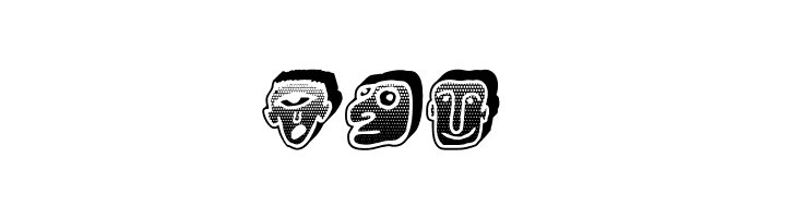 Negative Heads Regular  Free Fonts Download