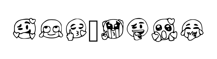 Emojis Tiktok Regular  Free Fonts Download