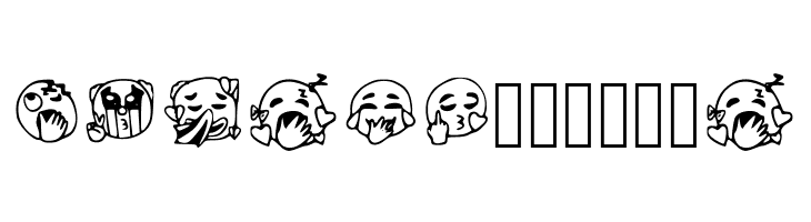 Emojis Tiktok Regular  Free Fonts Download