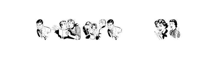 Retro People Regular  Free Fonts Download