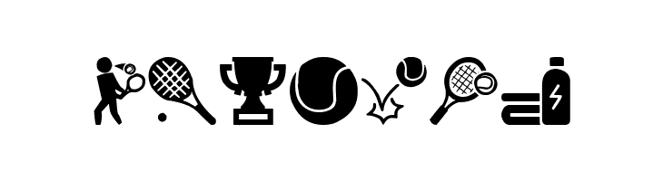 Tennis  Free Fonts Download