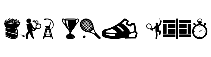 Tennis  Free Fonts Download