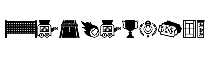 Tennis  Free Fonts Download