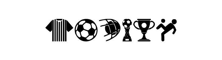Soccer Icons  Free Fonts Download