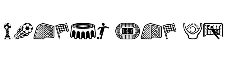 Soccer Icons  Free Fonts Download