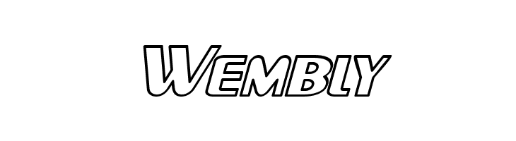 SF Intellivised Outline Italic  Free Fonts Download