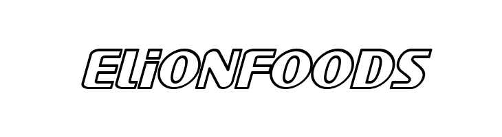 SF Intellivised Outline Italic  Free Fonts Download