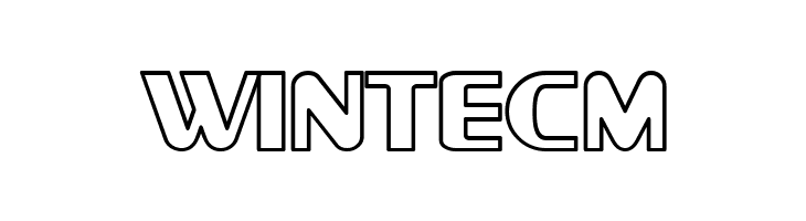 SF Intellivised Outline  Free Fonts Download