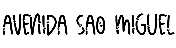 Meow Paw  Free Fonts Download