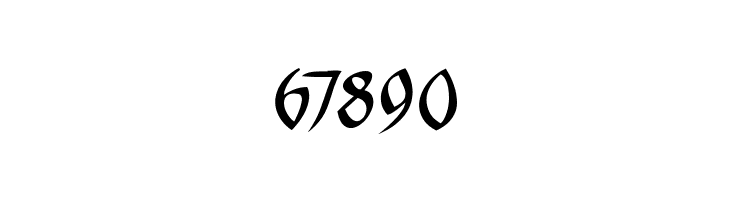 67890 Burtinomatic Font