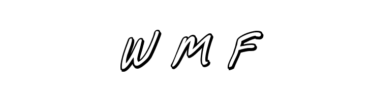 SF Grunge Sans Shadow Italic  Free Fonts Download