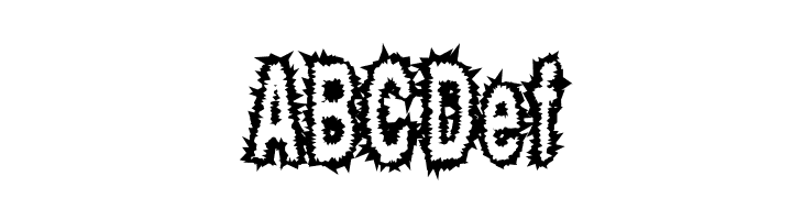 ShockThick  Free Fonts Download