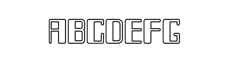 Chain Reaction Outline  Free Fonts Download