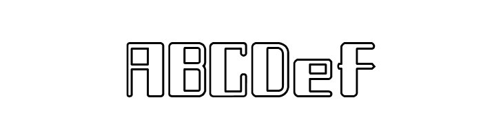 Chain Reaction Outline  Free Fonts Download