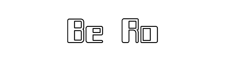 Chain Reaction Outline  Free Fonts Download