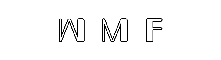 Chain Reaction Outline  Free Fonts Download