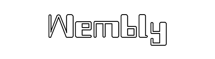 Chain Reaction Outline  Free Fonts Download