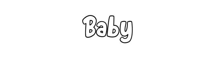 Becak Outline  Free Fonts Download