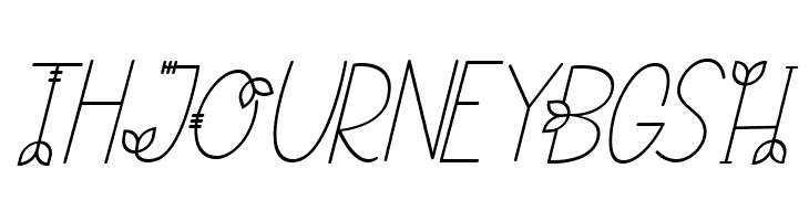 NATURE green Italic  Free Fonts Download