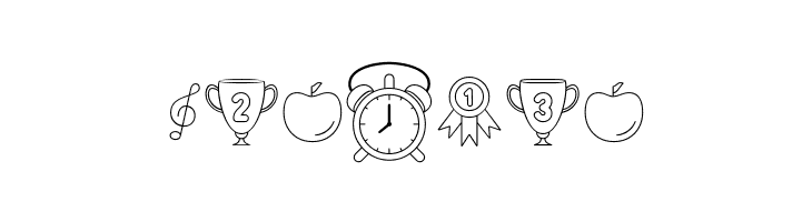 Best School Dingbat  Free Fonts Download