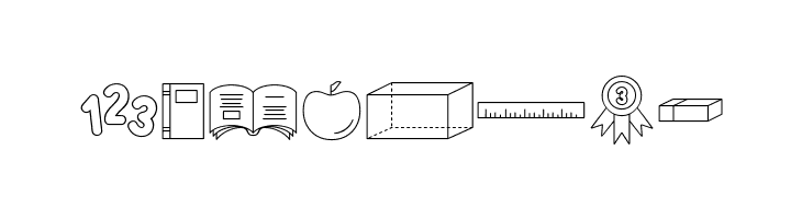 Best School Dingbat  Free Fonts Download