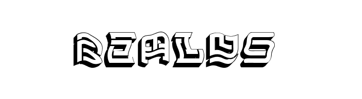 Balaton Hollow Regular  Free Fonts Download