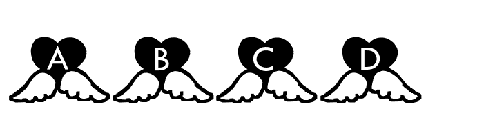 Hearts  Free Fonts Download