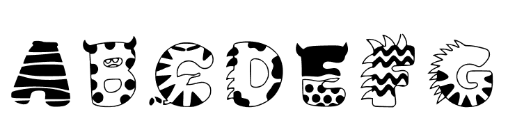 Crunchyy Monster Regular  Free Fonts Download