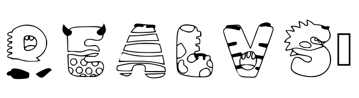 Crunchyy Monster Regular  Free Fonts Download