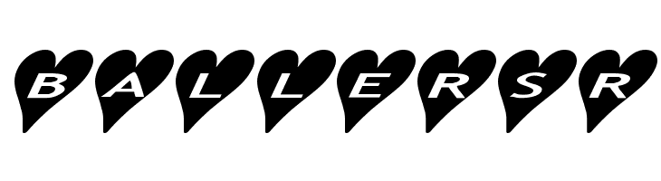 AlphaShapes hearts 2a  Free Fonts Download