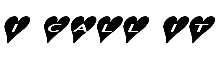 AlphaShapes hearts 2a  Free Fonts Download