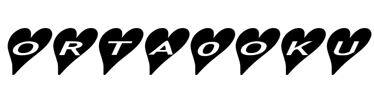 AlphaShapes hearts 2a  Free Fonts Download