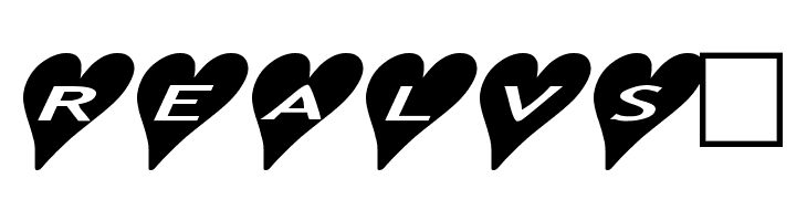 AlphaShapes hearts 2a  Free Fonts Download