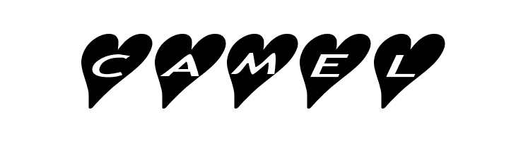 AlphaShapes hearts 2a  Free Fonts Download