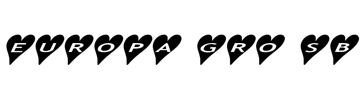 AlphaShapes hearts 2a  Free Fonts Download
