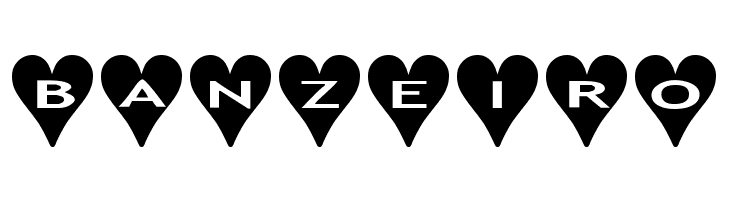 AlphaShapes hearts  Free Fonts Download