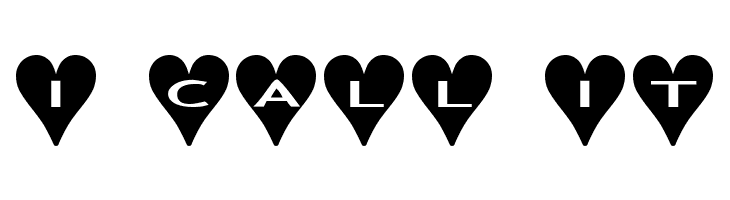AlphaShapes hearts  Free Fonts Download