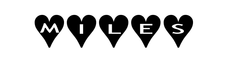 AlphaShapes hearts  Free Fonts Download