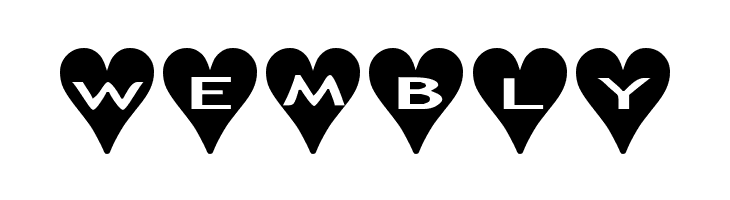 AlphaShapes hearts  Free Fonts Download