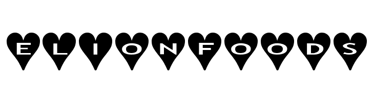 AlphaShapes hearts  Free Fonts Download