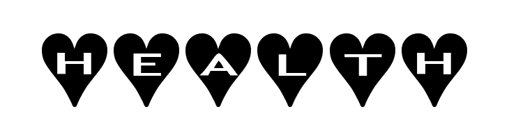 AlphaShapes hearts  Free Fonts Download